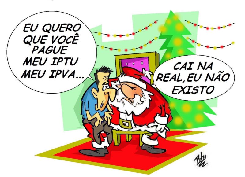 Charge da Semana – Natal de faz de conta - Jornal A Estância de Guarujá